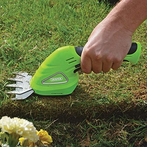 Draper Cordless Grass Shears 7.2 V | Hand Held Mini Hedge Strimmer | Lightweight Multi-Blade Functionality | 53216 - Image 4