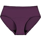 Thinx For All Leaks Hip-Hugger Underwear, Holds up to 100ml or 6tbps or 1/4 Cup Worth of Liquid*, Light Absorbency Incontinence Underwear for Women, Feminine Care, BlackBerry, XL