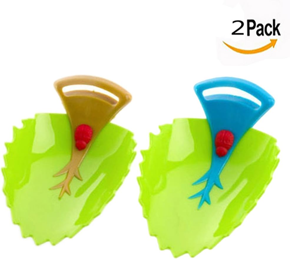 Itian 2 Piece Leaves Shape Water Faucet Tap Extender Toddler Children Kids Hand Washing Sink Randomly Children Cartoon Water Chute - Image 3