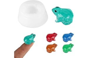 Moule en silicone en forme de grenouille, mini moule en résine en forme de grenouille, moule à thème animal 3D pour loisirs c