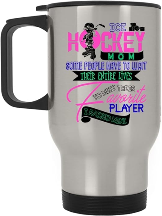 hockey mom travel mug