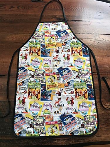 Vintage Disney and Floral Reversible Adult Apron
