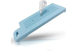 VERSA SLATE Versa Paperless Braille Slate – Compact & Erasable Braille Writing Slate with Magnetic Stylus, 4 Rows of 20 Cells, Portable for Learning and Everyday Use