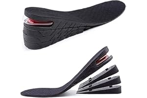 Height Increase Insoles, 4-Layer Shoe Lifts Elevator Insole, 7.5 cm Heel Lift Inserts for Men and Women