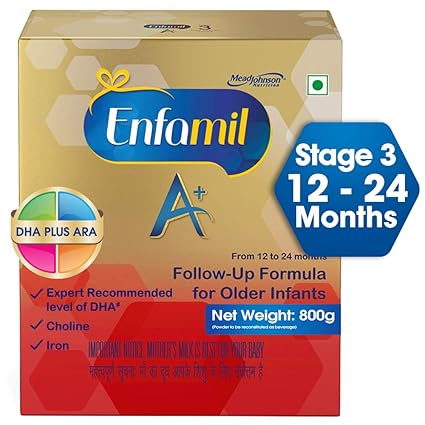 Enfamil A+ Stage 3: Infant Follow-Up Formula (12 To 24 Months), 800g
