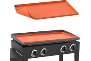 Dryvovol Silicone Griddle Mat for 36 Inch Blackstone Griddle, Dryvovol Heavy Duty Griddle Cover for Keep Surface Clean, All Season Protective Cover for Blackstone Grill (Orange)