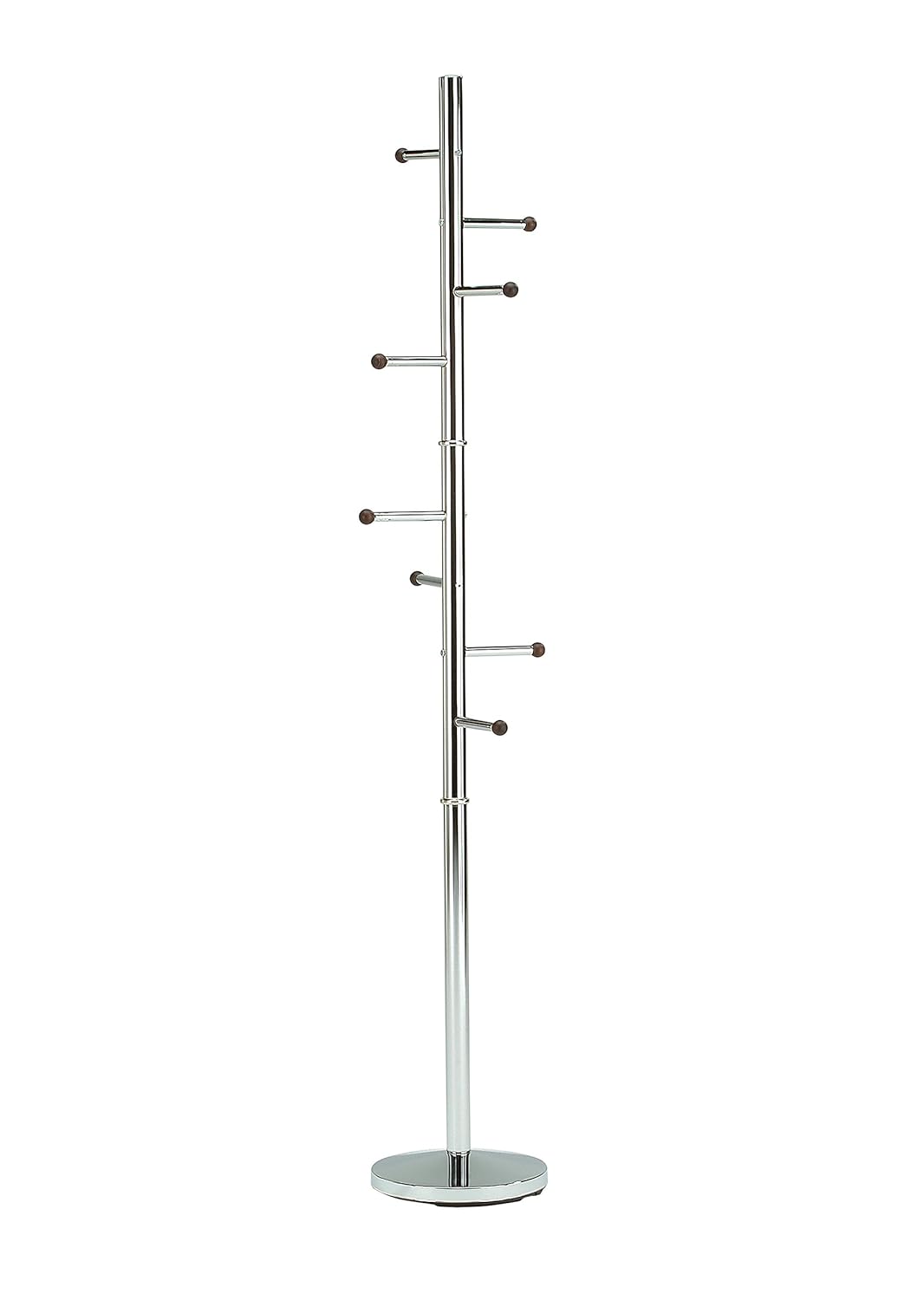 Best Kings Brand Silver Coat Rack