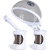 Wuissvnb Hair Steamer, 2-in-1 Hair and Face Steamer with Extendable Arm, Portable Tabletop Steamer, Suitable for Home and Salon Personal Care