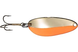 Acme Little Cleo Fishing Terminal Tackle, 2/5-Ounce, Gold Fluorescent Stripe