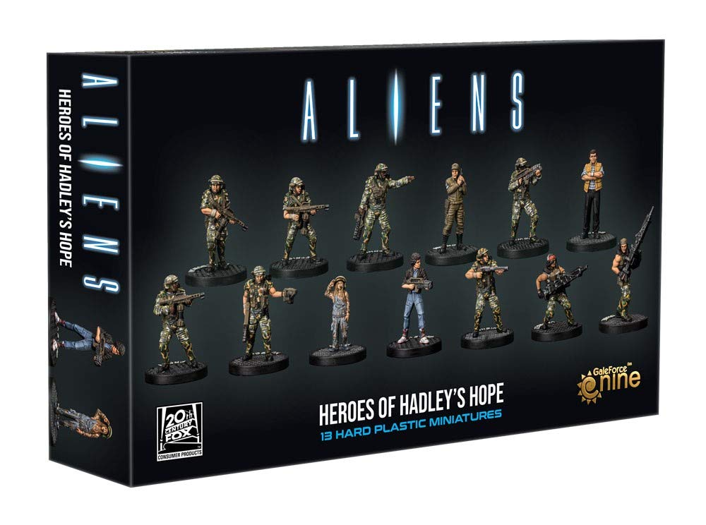 Gale Force Nine | Aliens: Another Glorious Day in the Corps: Heroes of Hadley's Hope | Board Game | 1-6 Players | Ages 14+ | 60 to 120 Minute Playing Time
