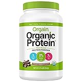 Orgain Organic Plant Based Protein Powder, Creamy