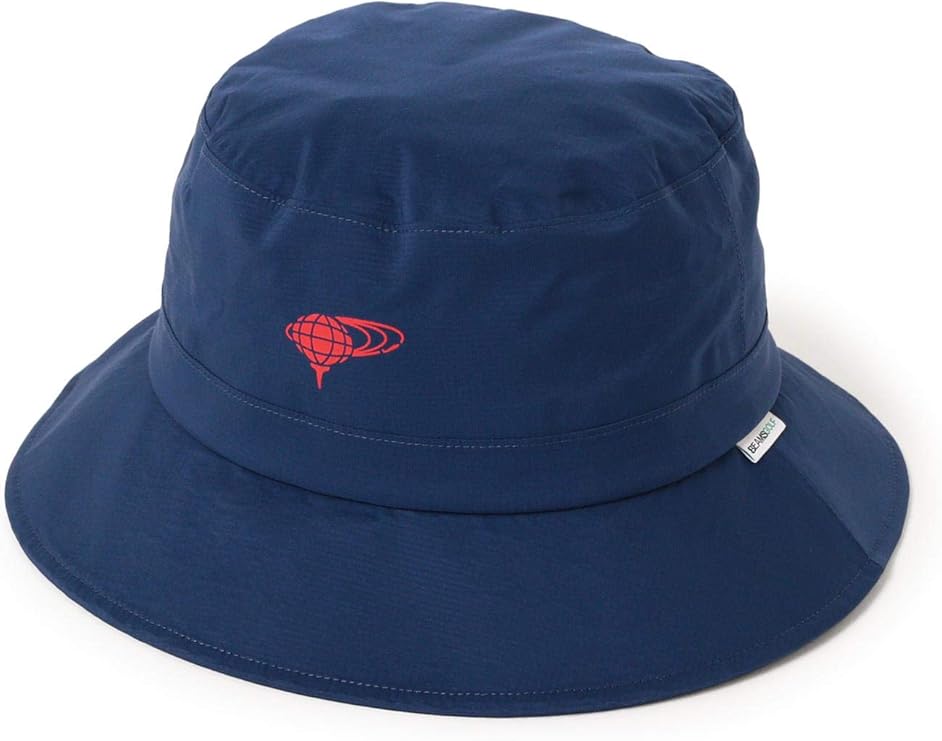 Amazon [ビームスゴルフ] ゴルフウェア ゴルフ ハット/SAITOS レイン ハット メンズ ネイビー 帽子 通販