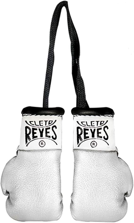 CLETO REYES Miniature Pair of Boxing Gloves Silver