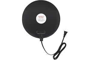 BANDELT Submersible Bird Bath Heater for Outdoors in Winter, 60w Birdbath Deicer Thermostatic Controller Water Heater with 6Ft Cord for Birdbaths, Chicken, Duck, Livestock, Poulty, Animal, Tank, Buckets