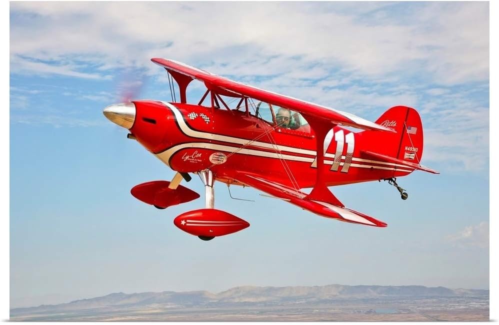 Amazon.com: GREATBIGCANVAS A Pitts Special S-2A Aerobatic Biplane ...