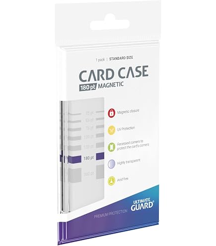 ULTIMATE GUARD カードケース 6個セット Amazon.com: Ultimate Guard - Magnetic Card Case 180pt