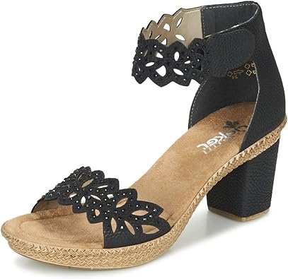rieker heeled sandals