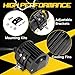 LED Pods, Niking Auto 2Pcs 4 Inch 144W LED Light Bar Quad Row Spot Beam LED Cubes Work Light Off Road Driving Fog Lamps for Trucks ATV UTV SUV Boat Marine