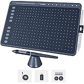 HUION HS611 Graphics Drawing Tablet Android Support Digital Art Tablet with Battery-Free Stylus 8192 Pen Pressure Tilt 8 Mult