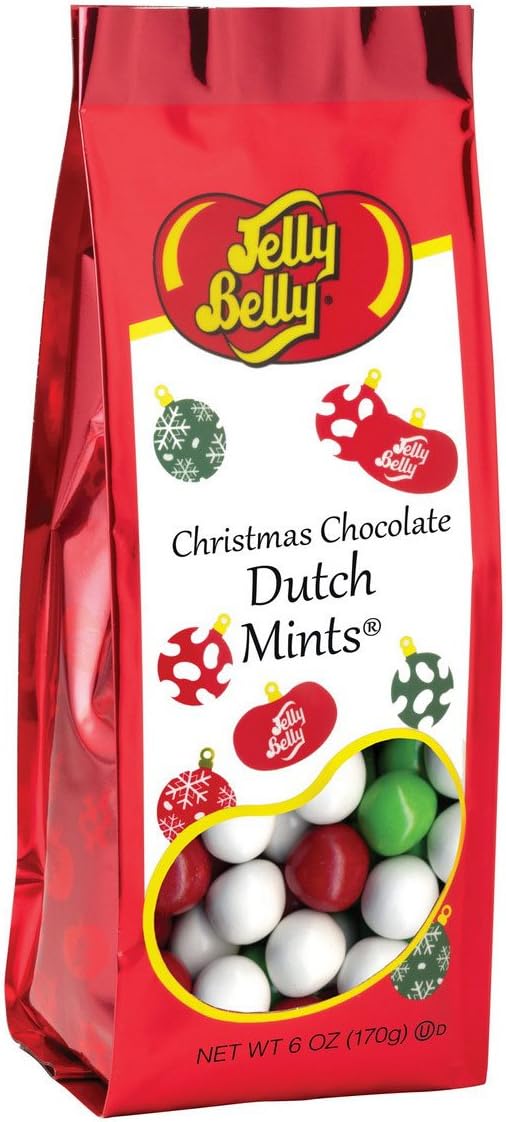 Christmas Chocolate Dutch Mints - 6 oz Gift Bag