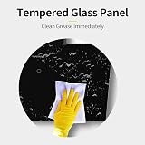 TopStrong Cooker Hood 60cm Wall-Mount 600 m³/h Touch Glass Black view 5