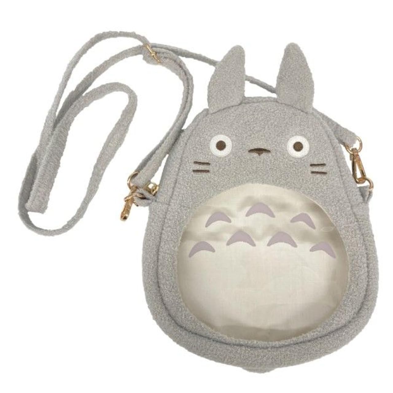 Ensky Diecut Tweed Pouch My Neighbor Totoro Big Totoro main image 1