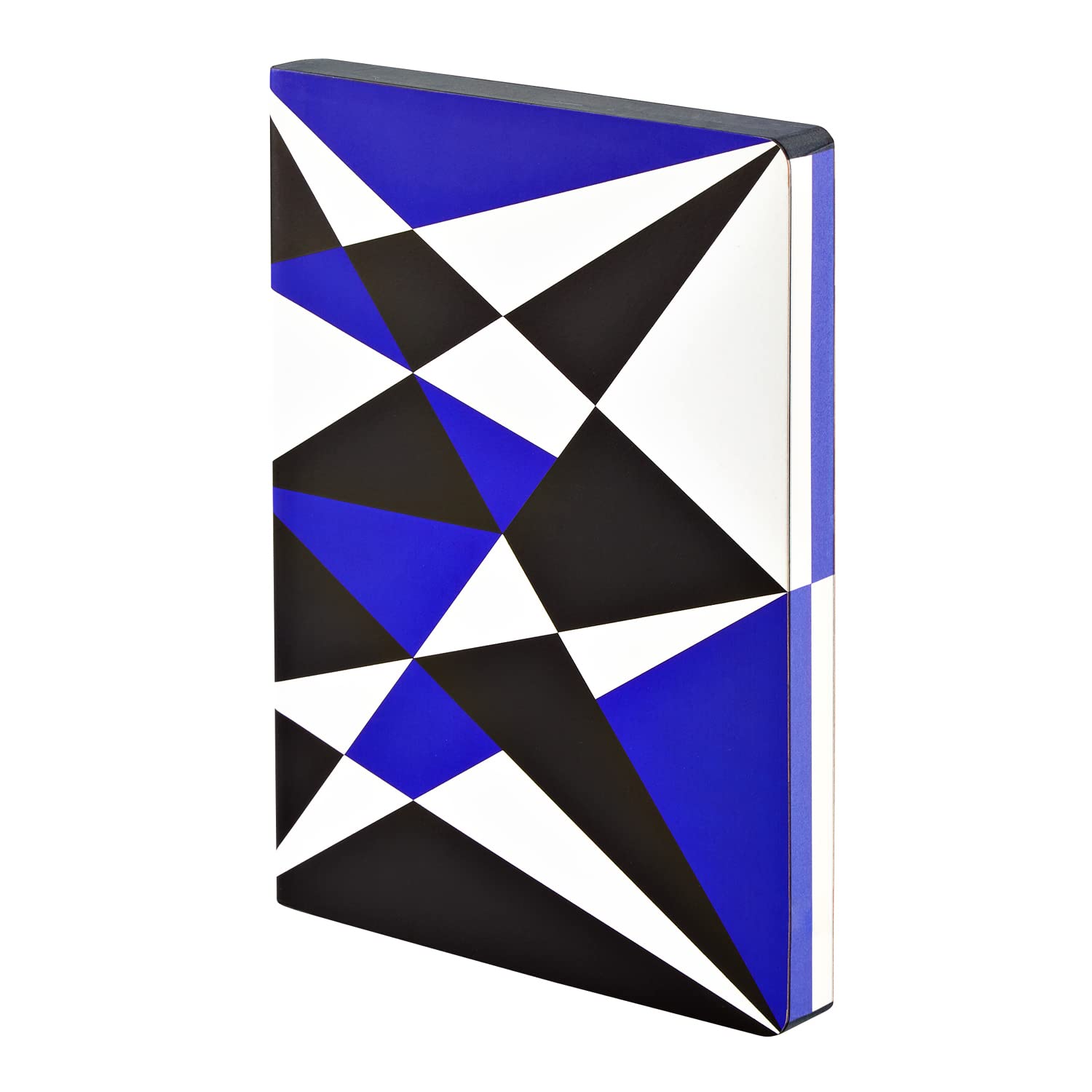 Nuuna Graphic L "Kaleidoscope" Smooth Bonded Leather Notebook - White