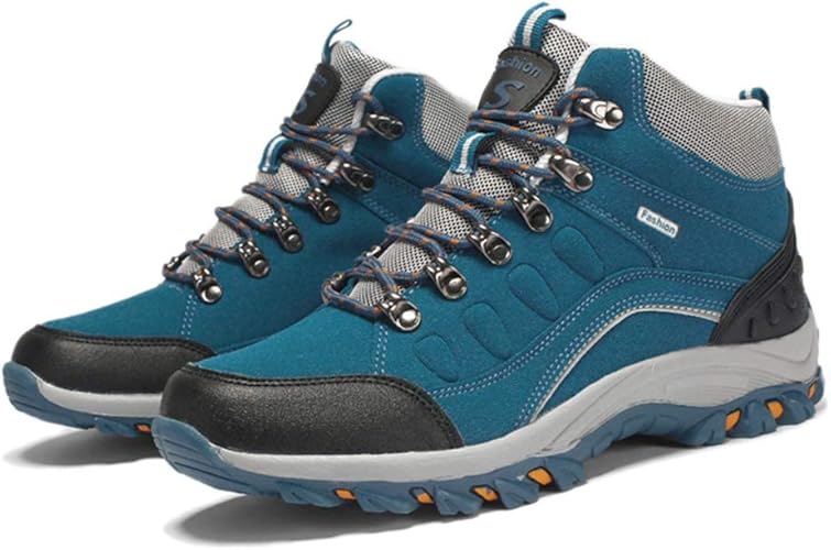 Amazon Co Jp Estoni 22 5 28 0cm ハイキングシューズ ハイカット 登山ブーツ メンズ レディース 男女兼用 トレッキング アウトドア 運動靴 縦走 スポーツ カップル ペアルック レースアップ 防滑 耐磨耗 軽量 通気性 グレー シューズ バッグ