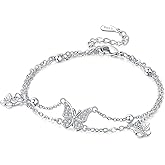MISEFF 925 Sterling Silver Bracelet for Women,Silver Bracelet Chain Presents for Sister Daughter and Friend, Women's Jewelry for the Daily Occasion