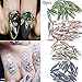 80pcs/Set 3D Leaf-shaped Crystal Diamond Rhinestone DIY Nail Art Decorations Long Thin Glitter Multi-colored Attractive (80pcs Multi)