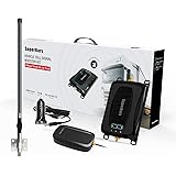 SuperBars Cell Phone Signal Booster for Truck, RV, SUV, Camping, Motorhome. Bendable Antenna. Cell Phone Booster for All U.S.