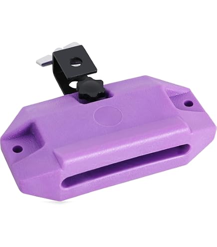 Amazon.com: Latin Percussion Bloque de atasco, mediano, rojo