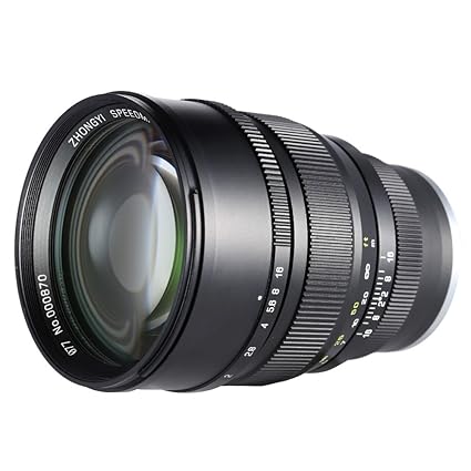 Andoer® Óptica de Zhong Yi 85 mm F1.2 135 Full Frame Fijo focal ...