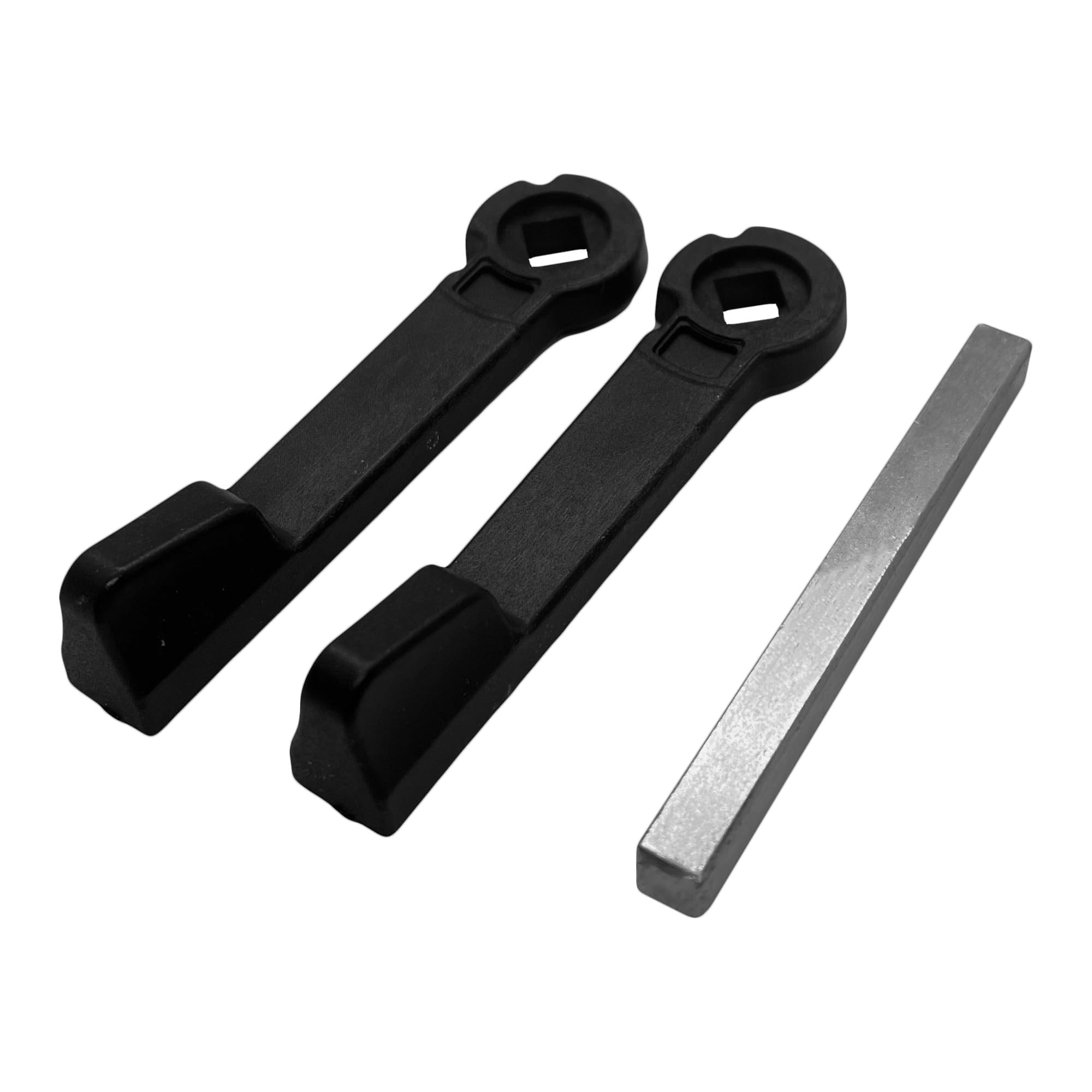 1 Pair of Replacement Patio Door Handle Lever Set 7mm to Suit Schlegel Handles