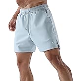 Fioboc Men's Athletic Running Shorts Modal Side Split Workout Shorts 7" Lightweight Sports Gym Basketball Tennis Hiking
