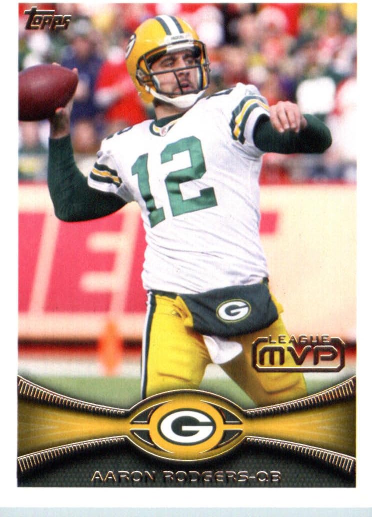 Amazon 2012 Topps Football Card 177 Aaron Rodgers Collectibles 