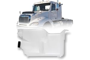 Easyinst Windshield Wiper Fluid Reservoir, Plastic, Vehicle Specific, Compatible with 2004-2017 Freightliner Columbia Trucks