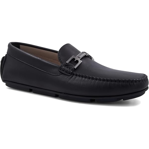 Amazon.com | Bruno Magli mens Xavier Driving Loafers Taupe  display picture 3