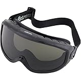 Sellstrom S80226 Wildland Fire Goggle, Smoke Lens, Non-Vented, Anti-Fog Coating, Adjustable FR Strap, NFPA / ANSI