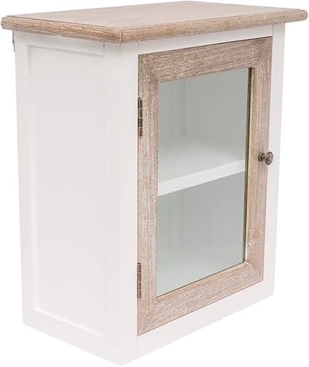 Woodkings Bad Hangeschrank Kansas Badschrank Mit Glastur Fur