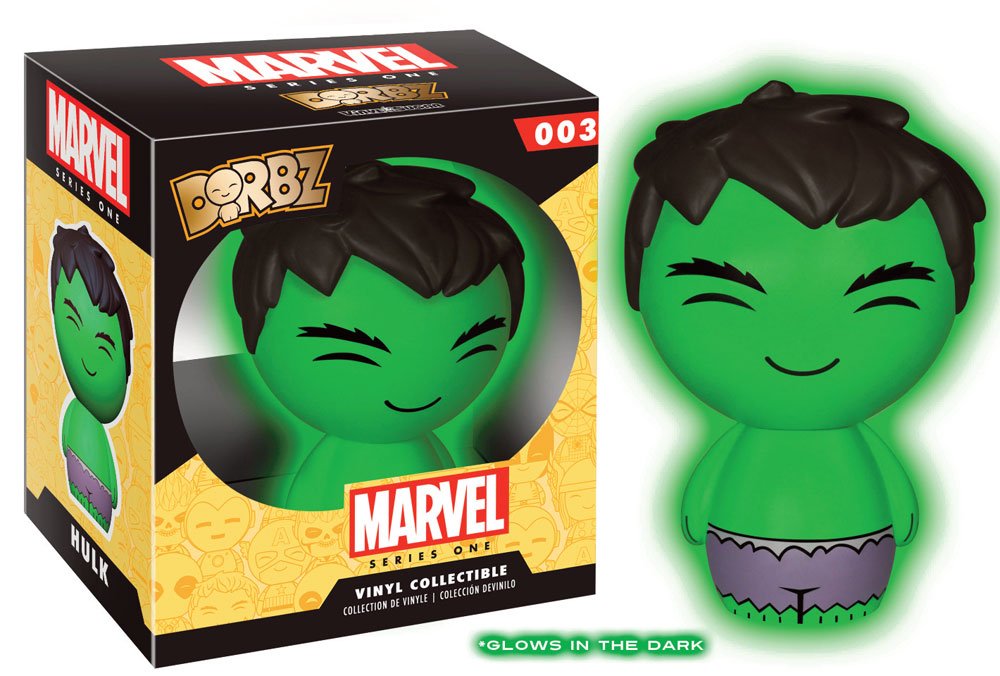 Funko - Figurine Marvel - Hulk Glow In The Dark Gamma Exclu Dorbz 8cm - 0849803094232