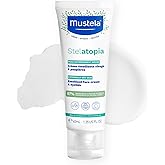 Mustela Stelatopia Eczema-Prone Skin Emollient Baby Face Cream - Face Moisturizer with Natural Avocado & Sunflower Oil - Fragrance-Free - 1.35 Fl Oz (Pack of 1)