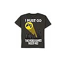 I Must Go Video Games Need Me Bat Signal Graphic Shirt (X-Large 14/16)