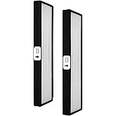 Nispira F1701HE 30613 True HEPA Replacement Filter Compatible with Hunter F1701HE/2 Fits HT1701 HT1701BB F1701HE/PM 30100 30100B 30100W Air Purifiers. 2 Packs