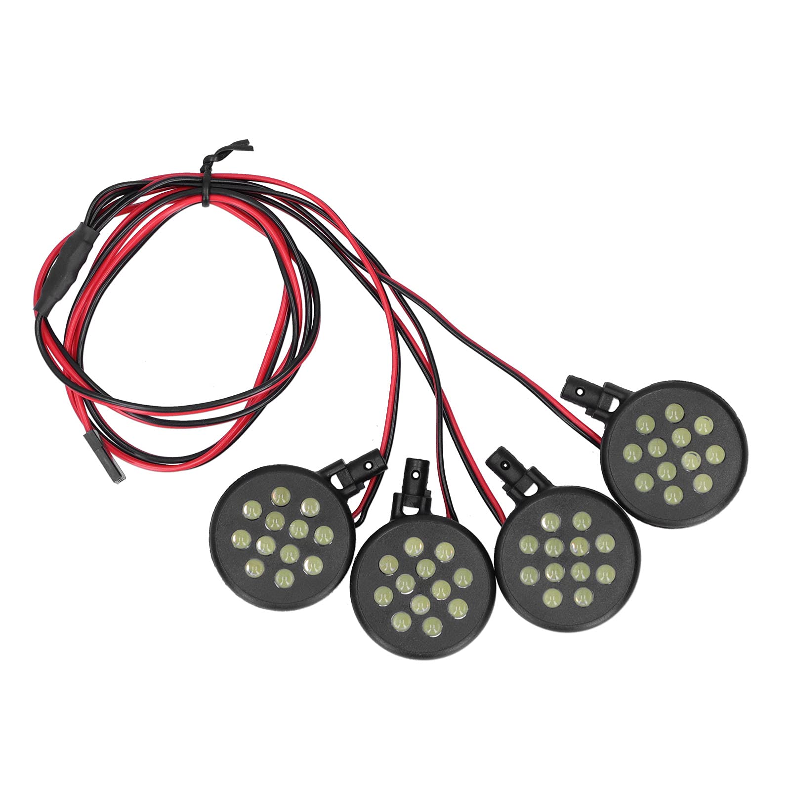 RC Car LED Lights, Bright and Durable, RC Accessories, 4 LED Lamp Kit, for Racing, Night Racing, Model Car Display, and Hobbyists