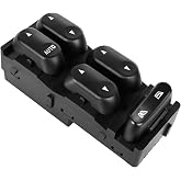 Driver Side Master Power Window Switch for Ford F250 F350 F450 F550 02-04 | Fit for Explorer 2002 2003, Excursion Crown Victoria &amp; Mercury Mountaineer 2002 2003 2004 2005, OE# 1L2Z14529BA