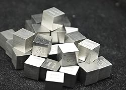Cobalt Cube - 10mm Pure Metal Element Cubes - Laser