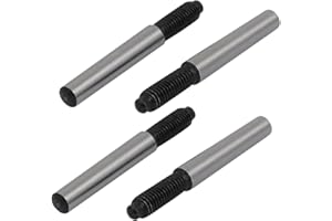 uxcell uxcellM5x16mmx45mm 45# Carbon Steel External Thread Metric Taper Pin Fasteners 4pcs
