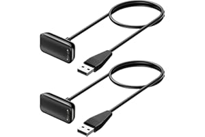 Oumida Charger for Fitbit Luxe Replacement USB Charging Cable (2 Pack) 1.6ft Durable Portable Charging Dock Cord for Fitbit Luxe Accessories