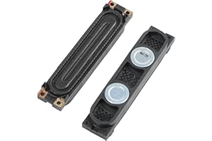 HogarTech TV Speaker Replacement for Samsung TV Models BN96-25565/B/C/D, 85 x 18 x 12 cm, Plastic, Black, 2-Pack